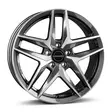 Borbet Z 80927 mistral anthracite glossy polished alumiinivanne 8.0x19 - 19-tuumaiset alumiinivanteet - 499-180822 - 1