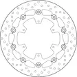 Brembo Serie Oro jarrulevy kelluva - Moottoripyörän jarrulevyt - D190922 - 1