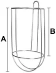 Fender basket 170 mm - Veneen kiinnikkeet ja pidikkeet - D147022 - 2