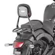 Givi Backrest black Vulcan S 650 (15-16) - Kiinnityssarjat ja tavaratelineet - D227652 - 1
