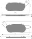 GOLDFREN Jarrupalat 273 Ceramic Carbon S3 - Moottoripyörän jarrupalat - D228042 - 1