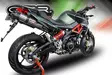 GPR Aprilia Shiver 900 2017/20 e4 Pair Racing slip-on exhaust Gpe Ann. Titaium - Moottoripyörän äänenvaimentimet - D422442 - 10
