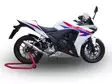 GPR Honda Cbr 500 R 2019/20 e4 EC-Approv. slip-on exhaust Deeptone Inox - Moottoripyörän äänenvaimentimet - D427432 - 4