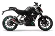 GPR Ktm Duke 125 2011/16 e3 EC-Approv. slip-on exhaust catalized Powercone Evo - Moottoripyörän äänenvaimentimet - D427932 - 5