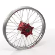 Haan wheel Haan wheel CR 250 / CRF450 02-12 19-2,15 RED HUB/SILVER RIM - Moottoripyörän vanteet - D523442 - 1
