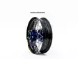 Haan wheel RMZ250 07-14 /450 05-14 17-3,50 BLUE/BLACK - Moottoripyörän vanteet - D163232 - 1