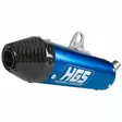 HGS Äänenvaimennin 2T Racing YZ65 18-.. Sininen hiilikuitukärki - Moottoripyörän äänenvaimentimet - D500962 - 1