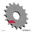 JT Eturatas JTF1183.17 - Moottoripyörän eturattaat - D431412 - 1