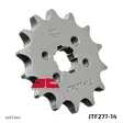 JT Eturatas JTF277.14 - Moottoripyörän eturattaat - D431742 - 1