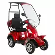 Kontio Motors Silverfox Four 2.0, metallic red 1.2kWh litium akku ja 3A laturi - Kontio 3- ja 4-pyöräiset - 499-158142 - 3