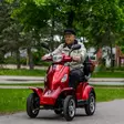 Kontio Motors Silverfox Four 2.0, metallic red 1.2kWh litium akku ja 3A laturi - Kontio 3- ja 4-pyöräiset - 499-158142 - 6