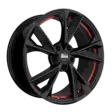 MAM RS6 Black Painted Red Inside alumiinivanne 8.5x19 - 19-tuumaiset alumiinivanteet - 499-171912 - 1