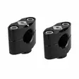 ODI PEE-WEE BAR MOUNTS MACHINED - 5/8" BLACK - Moottoripyörän ohjaustangon kiinnikkeet - D510072 - 1
