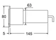 Osculati Vedenalainen LED valo 1x10W Valkoinen - Veneen vedenalaiset runkovalaisimet - D123562 - 2
