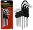 Pitkä torx-avainsarja 9-os. - Kuusiokoloavaimet - LX1662 - 1