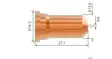 Plasma suutin 1,1 mm p120 10 kpl - Plasmaleikkurin tarvikkeet - LX17512 - 1