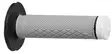Protaper Tupet Tri-Density Diamond Harmaa/Valkoinen - Moottoripyörän kahvakumit - D120092 - 1