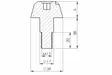 Puig Bar End Aluminum Large Bmw/Suzuki C/Black - Ohjaustangon päät ja painot - D299622 - 1
