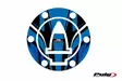 Puig Fuel Cap Cover Mod. Radical Ducati C/Blue - Mallikohatiset tarrasarjat - D301402 - 1