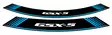 Puig Kit 8 Rim Strips Gsxs C/Blue - Moottoripyörän vanneteipit - D302572 - 1