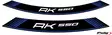 Puig Kit 8 Rim Strips Kymco Ak550 C/Blue - Moottoripyörän vanneteipit - D302852 - 1