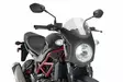 Puig Semifairing Carbon Look Suzuki Sv650 16'- C/Smoke - Moottoripyörän katteet ja tuulenohjaimet - D337872 - 1