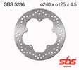Sbs Jarrulevy Standard - Moottoripyörän jarrulevyt - D241882 - 1