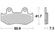 Sbs Jarrupalat Ceramic - Moottoripyörän jarrupalat - D220492 - 1