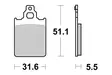 Sbs Jarrupalat Ceramic - Moottoripyörän jarrupalat - D220852 - 1