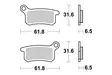 Sbs Jarrupalat Racing Sintered - Moottoripyörän jarrupalat - D220942 - 1