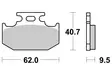 Sbs Jarrupalat Sintered Offroad - Moottoripyörän jarrupalat - D2672 - 2