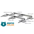 Strong aurinkopaneelien keskikiinnike - Kontio Solar tarvikkeet - 499-155652 - 2