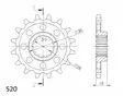 Supersprox / JT Eturatas 1404.16 - Moottoripyörän eturattaat - D128802 - 2