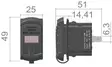 USB-A + USB-C paneelilaturi 12/24V 2x2,4A - Veneen pistorasiat ja pistokkeet - M14-195-62 - 2