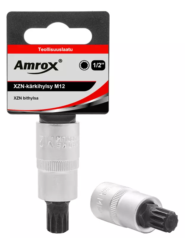 Xzn-kärkihylsyt 1/2" 12pt amrox - Hylsyt ja voimahylsyt - LX15832 - 1