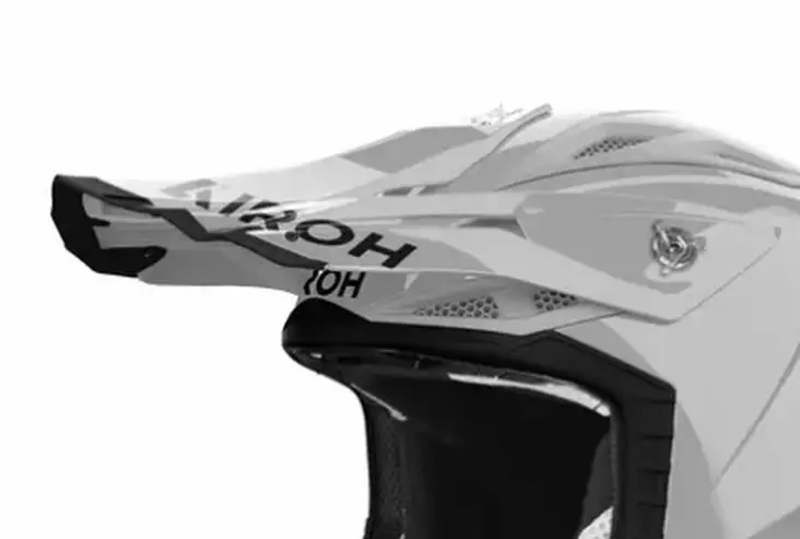 Airoh Aviator Ace 2 Peak Cement Grey Gloss - Offtoad kypärien lipat - D524932 - 1