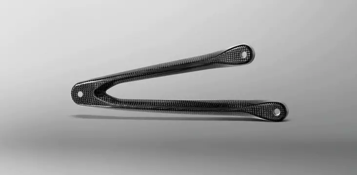 Akrapovic vaimentimen kiinnike (Hiilikuitu) Kawasaki Ninja ZX-6r (2009-) - Moottoripyörän vaimentimen kiinnikkeet - D310042 - 1