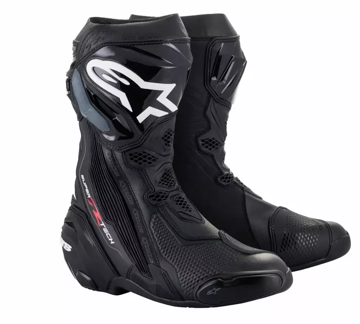 Alpinestars Ajosaapas Supertech R v2 Musta - Moottoripyötä ajosaappaat - D372492 - 1