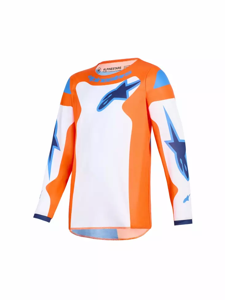 Alpinestars Paita Youth Fluid Grid Oranssi/UCLA Sininen - Crossipaidat - D514292 - 1