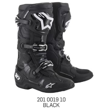 Alpinestars Saapas Tech 10 Musta - Crossi ajosaappaat - D359142 - 1
