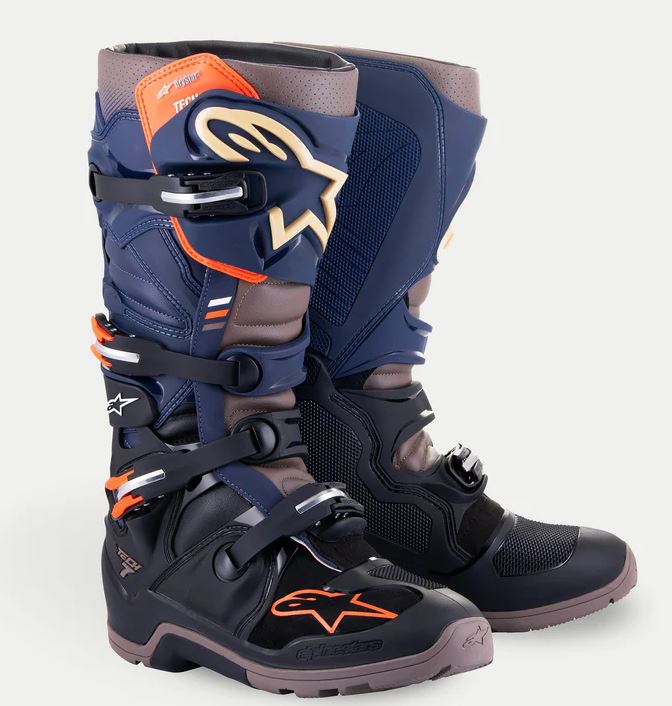 *Alpinestars Saapas Tech 7 Drystar Navy/Gray - Crossi ajosaappaat - D491002 - 1