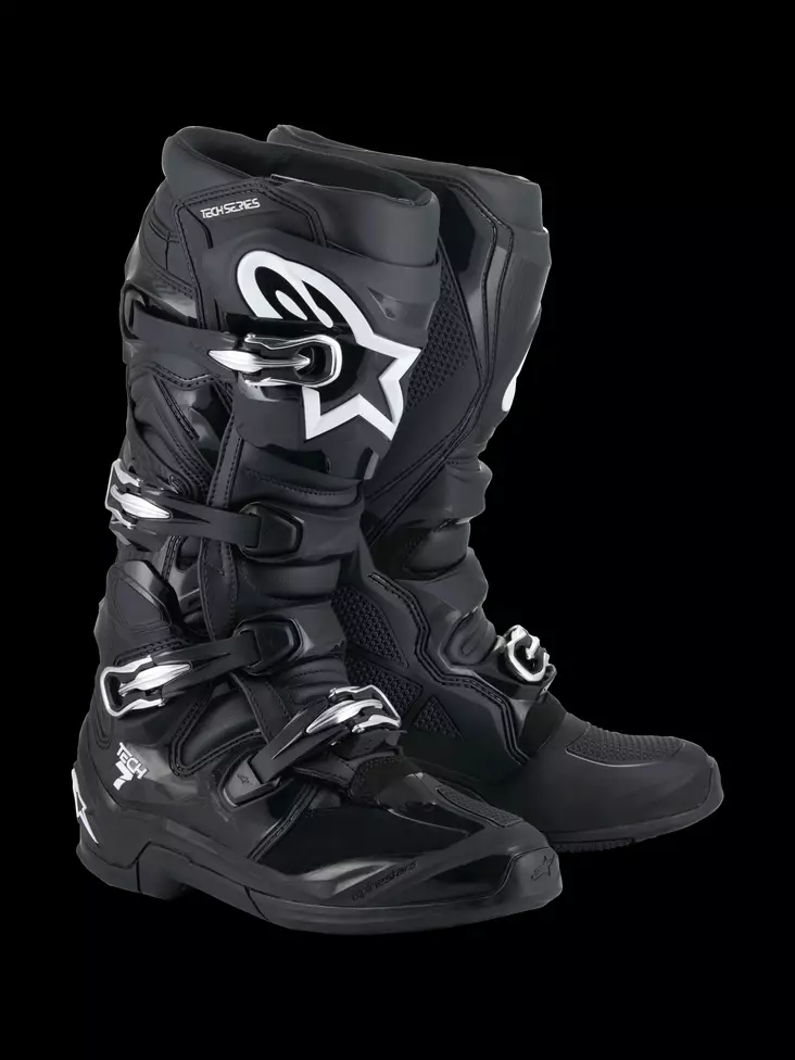 Alpinestars Saapas Tech 7 Musta - Crossi ajosaappaat - D495402 - 1