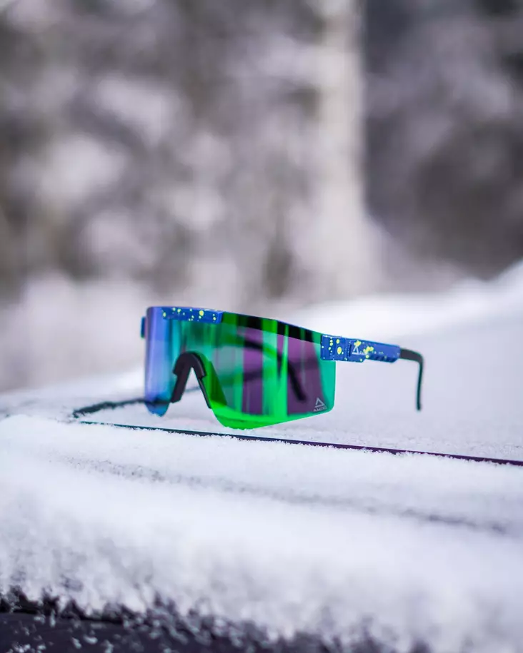 AMOQ Comet Aurinkolasit Sininen Splash - Vihreä Peili - Aurinkolasit - D410542 - 1