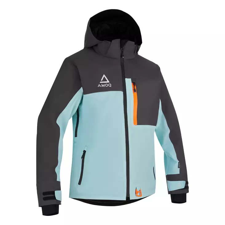 AMOQ Dynamic W's Takki Vuorellinen Harmaa/Minttu/Oranssi - Kelkkatakit - D521532 - 1