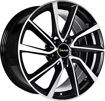 Avus Velgen AC-518 Gloss Black / Polished alumiinivanne 6.0x15 - 15-tuumaiset alumiinivanteet - 499-183982 - 1