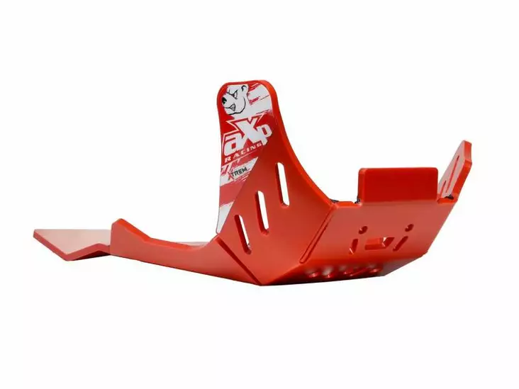 AXP Xtrem HDPE Skid Plate Red Gas-Gas EC450F/500F/MC450F/EX450F/EW500F 24- - Moottoripyörän pohjapanssarit - D497952 - 1