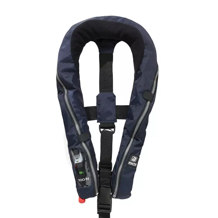 Baltic Compact 100 auto ilmatäytteinen pelastusliivi navy 30-110kg - Automaattiset ilmatäytteiset - D239492 - 1