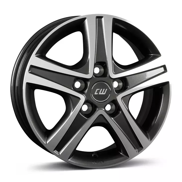 Borbet CWD 65645 mistral anthracite glossy polished alumiinivanne 6.5x16 - 16-tuumaiset alumiinivanteet - 499-94192 - 1