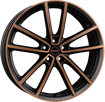 Borbet W Black / Copper alumiinivanne 8.0x18 - 18-tuumaiset alumiinivanteet - 499-174222 - 1