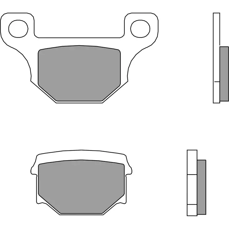 Brembo Jarrupalat Carbon-Ceramic - Moottoripyörän jarrupalat - D122092 - 1